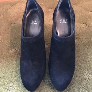 Stuart Weitzman Suede heel bootie